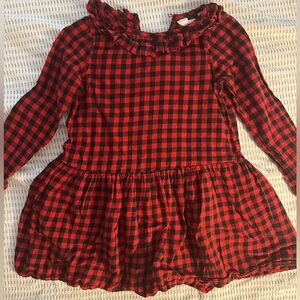 H&M Red and Black Checkered Shirt